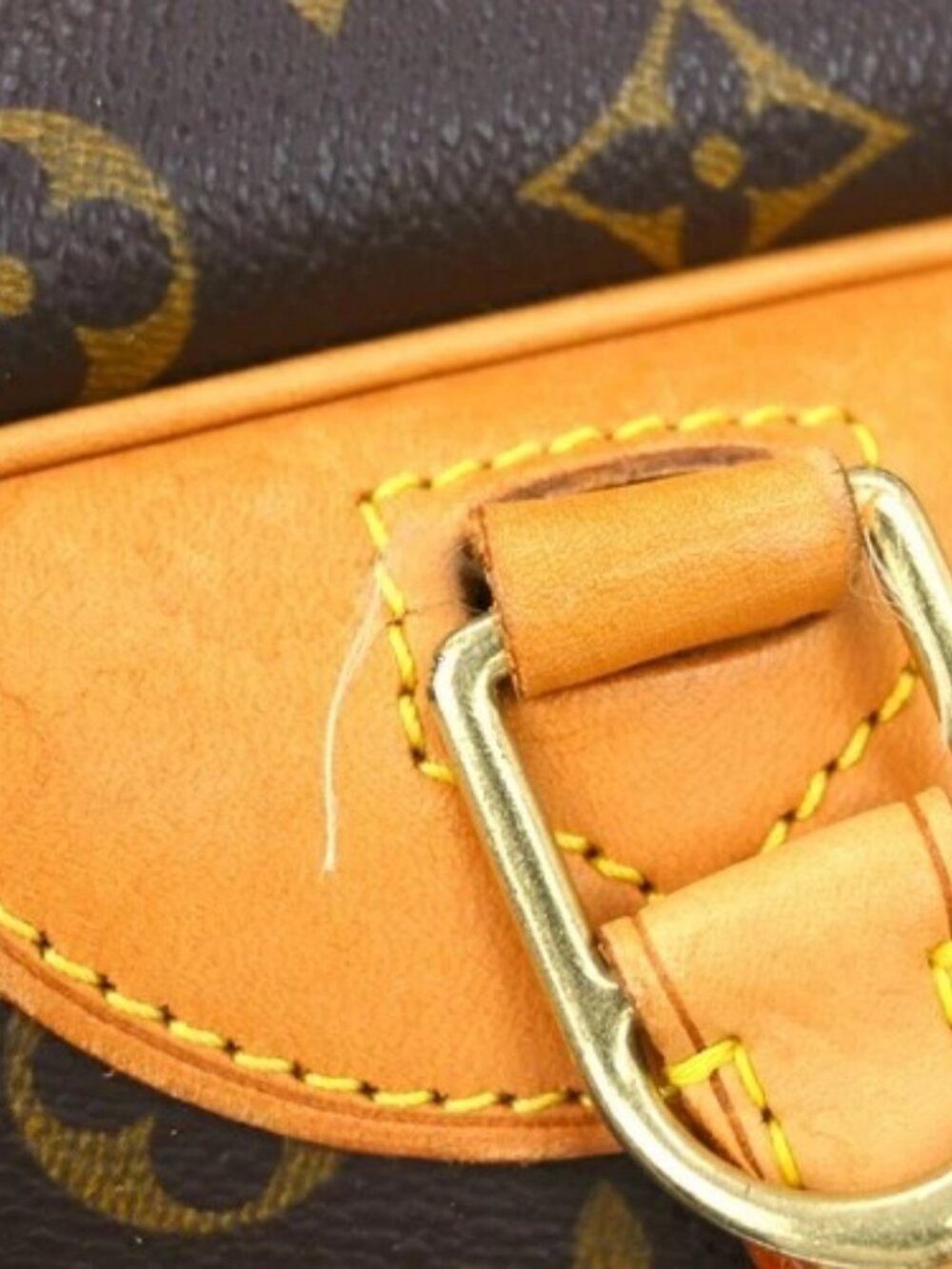 BUYIT03 LOUIS VUITTON DEAUVILLE BOWLING BUSINESS HANDBAG MONOGRAM MB0042 - Picture 7 of 14
